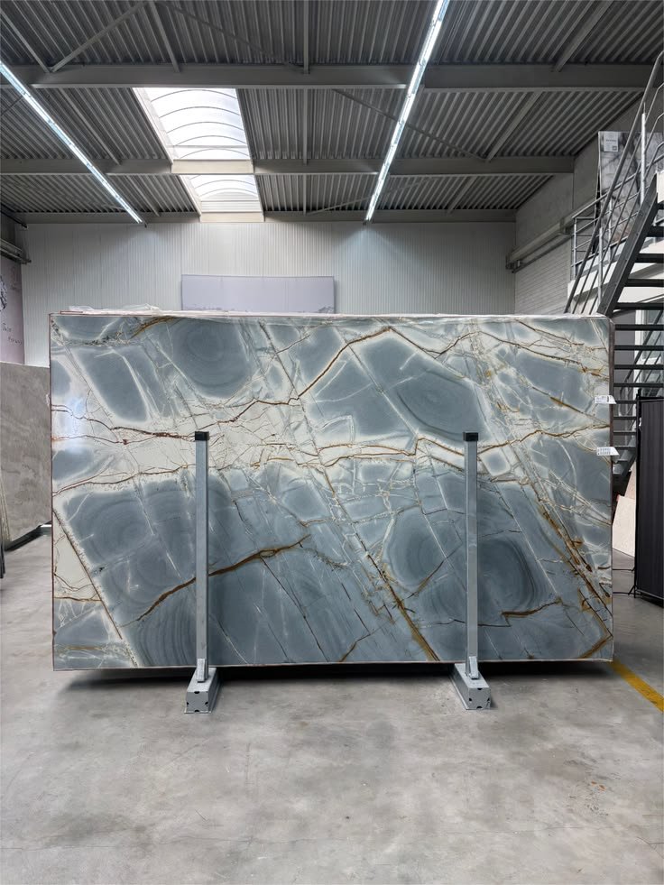 Waterfall Islands — waterfall island slabs at Royale Quartz