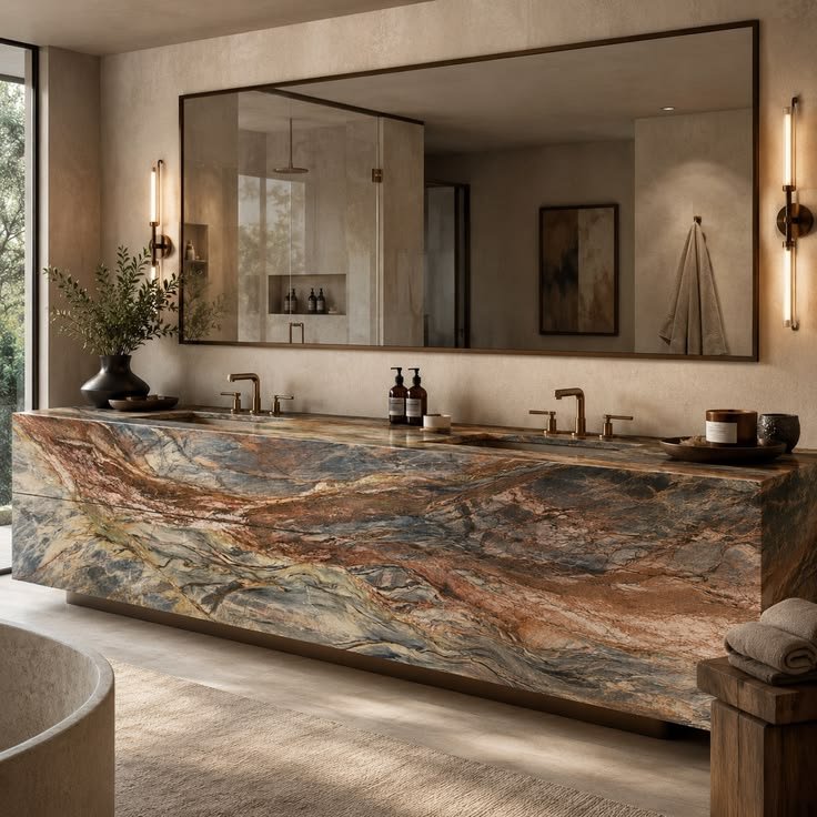 Bathroom Vanity Top Slabs — bathroom vanity slabs at Royale Quartz