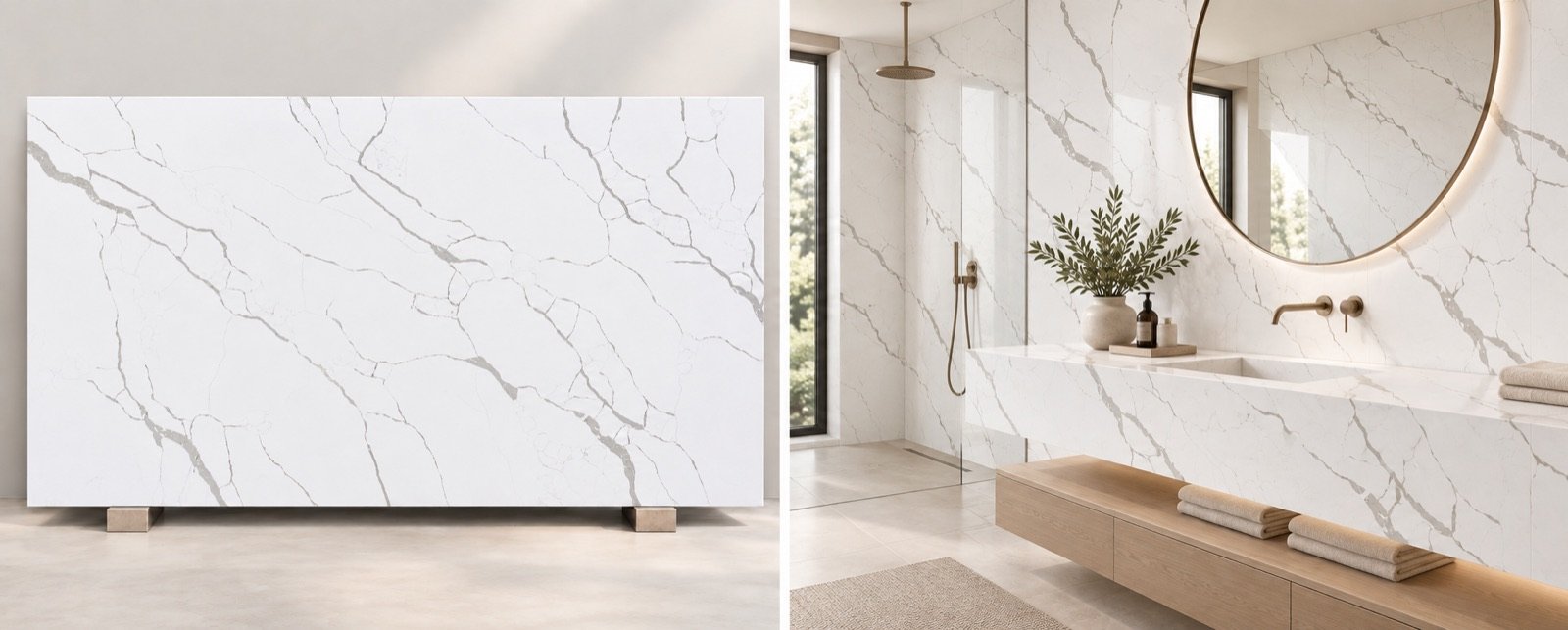 Calacatta Gubbio Quartz quartz slab