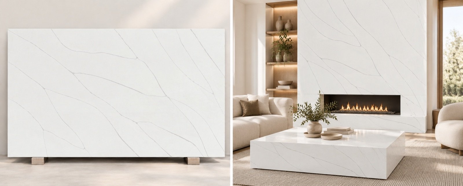 Calacatta Ultra Quartz quartz slab