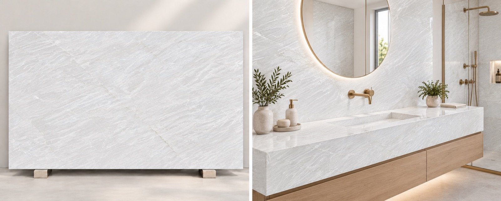 Cristallo Quartz quartz slab
