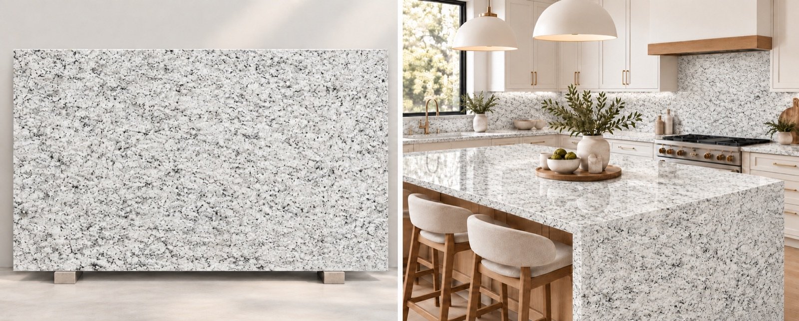 Dallas White Granite granite slab, 3 CM