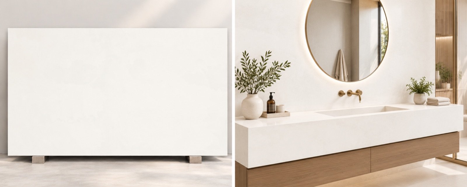 Pure White Quartz quartz slab